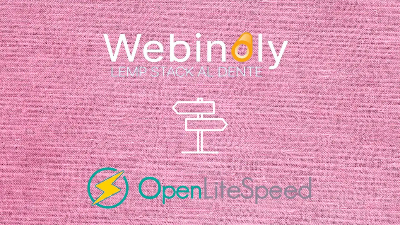 Webinoly or OpenLiteSpeed Choosing the Right Tool for Your Website